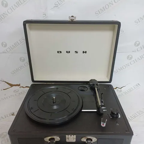 BOXED BUSH CLASSIC TURNTABLE BLACK 