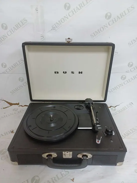 BOXED BUSH CLASSIC TURNTABLE BLACK 