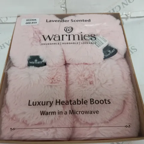 BOXED WARMIES LAVENDER SCENTED HEATABLE BOOTS