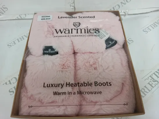 BOXED WARMIES LAVENDER SCENTED HEATABLE BOOTS