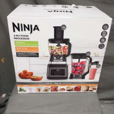 BOXED NINJA 3 IN 1 FOOD PROCESSOR BN800UK