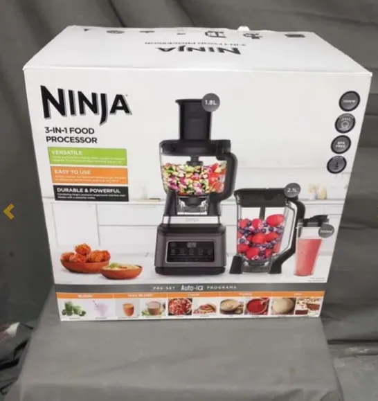 BOXED NINJA 3 IN 1 FOOD PROCESSOR BN800UK