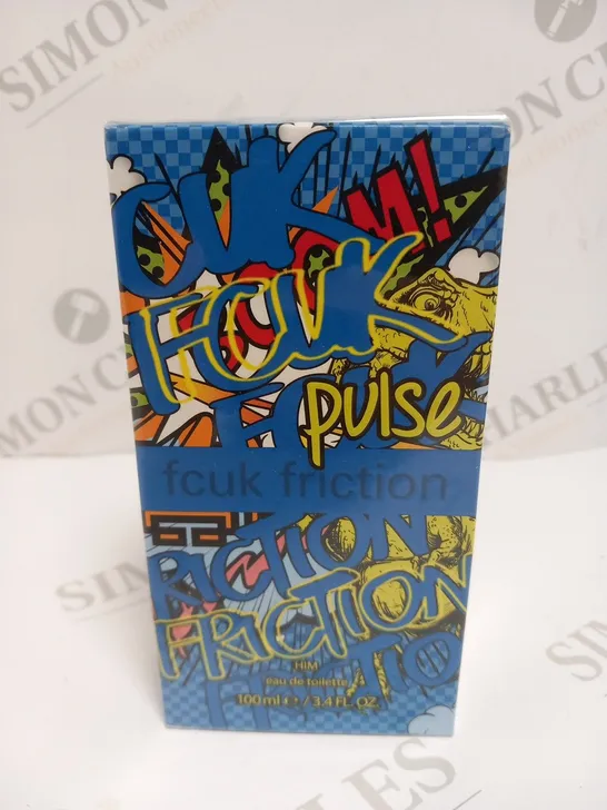 BOXED AND SEALED FCUK PULSE FRICTION HIM EAU DE TOILETTE 100ML