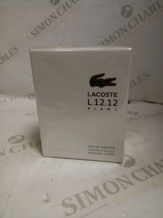 BOXED AND SEALED LA COSTE L.12.12 BLANC EAU DE TOILETTE 175ML