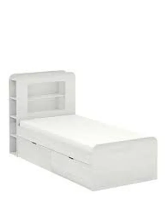 BOXED GRADE 1 ASPEN STORAGE BED FRAME WHITE (2 BOXES)