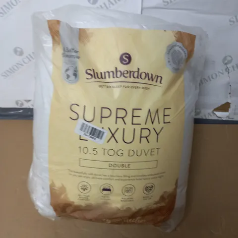 SLUMBERDOWN SUPREME LUXURY 10.5 TOG DUVET - DOUBLE