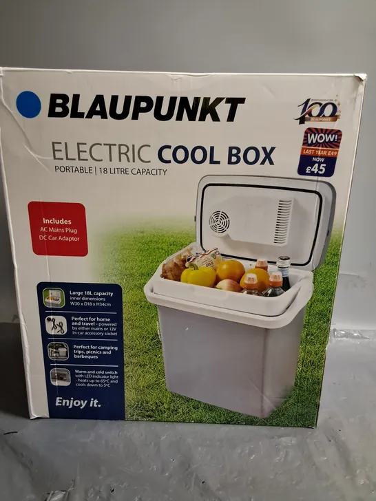 SEALED BLAUPUNKT ELECTRIC 18L COOL BOX