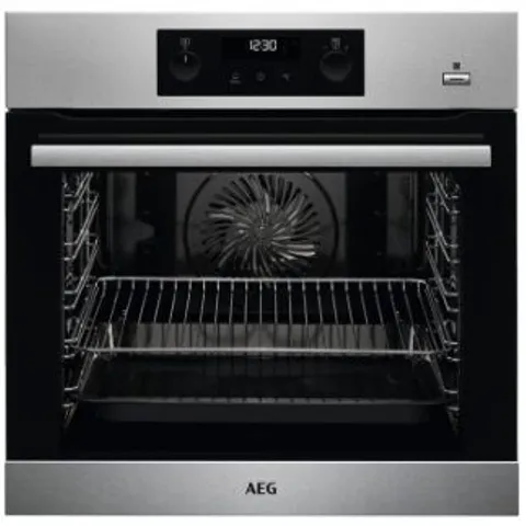 AEG BUILT IN ELECTRIC SINGLE OVEN WITH ADDED STEAM FUNCTION - STAINLESS STEEL - A+ RATED Model BPS355020M