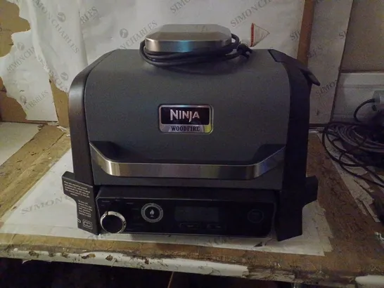 NINJA WOODFIRE ELECTRIC BBQ GRILL & SMOKER WITH AIR FRY FUNCTION OG701UKQ