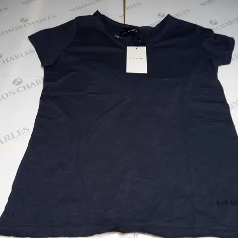 OLIVE & FRANK YOU ARE MAGIC V-NECK IN NAVY - MEDIUM