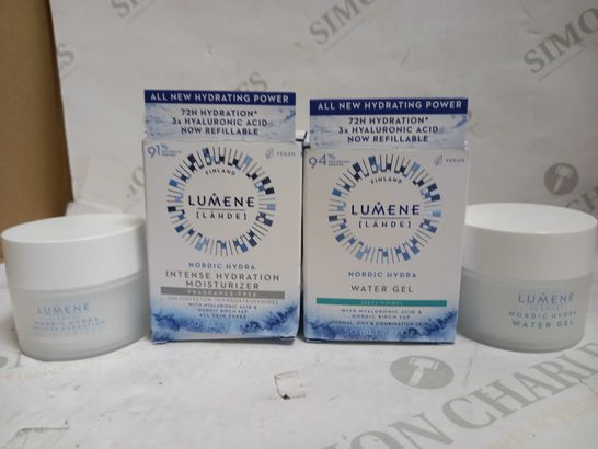 LOT OF 2 LUMENE NORDIC HYDRA SKIN CARE ITEMS(2 X 50ML)