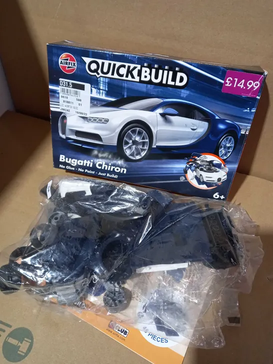 AIRFIX QUICK BUILD BUGATTI CHIRON MODEL KIT