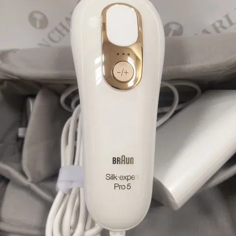 BRAUN SILK EXPERT PRO 5 IPL HAIR REMOVAL DEVICE