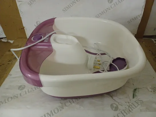 HOMEDICS BUBBLEMATE FOOT SPA AND MASSAGER