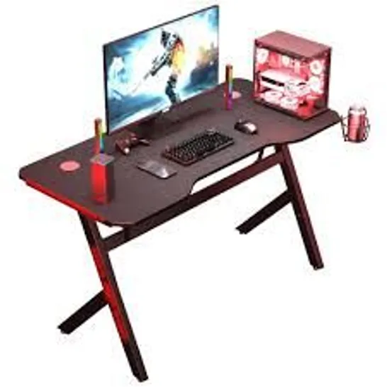 BOXED NEO MODEL 1 GAMING DESK WITH LED LIGHTS (1 BOX)