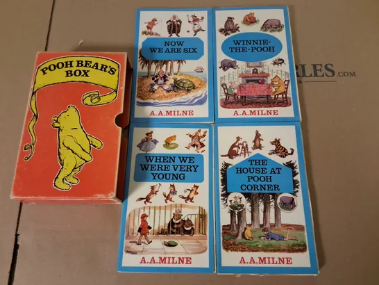 POOH BEARS BOX OF BOOKS