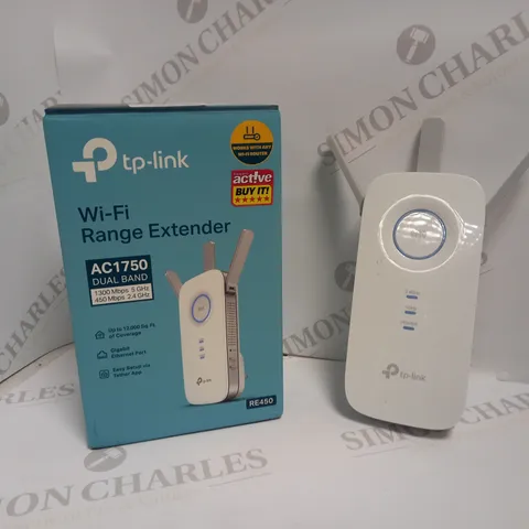 TP-LINK RE450 AC1750 DUAL BAND WIFI RANGE EXTENDER