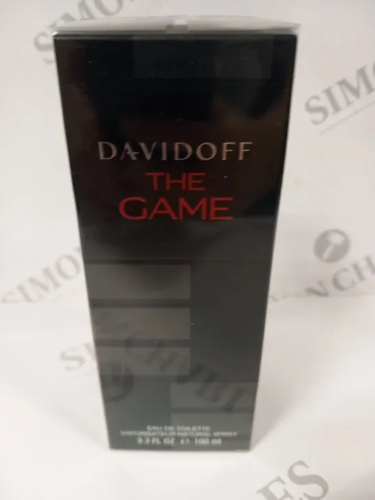 BOXED AND SEALED DAVIDOFF THE GAME EAU DE TOILETTE 100ML