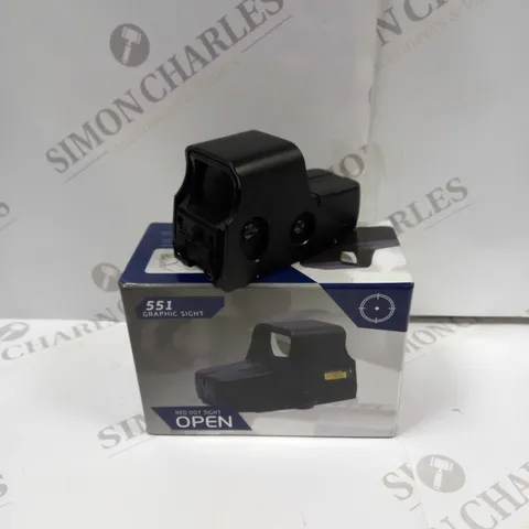 BOXED 551 GRAPHIC SIGHT RED DOT SIGHT 