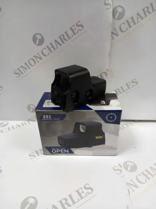 BOXED 551 GRAPHIC SIGHT RED DOT SIGHT 