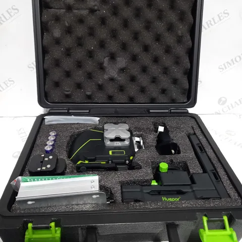 HUEPAR S03CG/S03DG - 12 LINES 3D SELF-LEVELING LASER LEVEL WITH LCD SCREEN BLUETOOTH CONNECTED