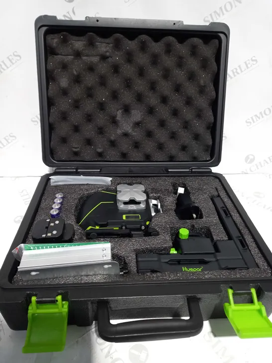 HUEPAR S03CG/S03DG - 12 LINES 3D SELF-LEVELING LASER LEVEL WITH LCD SCREEN BLUETOOTH CONNECTED