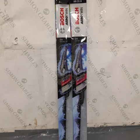 2 BOSCH AEROTWIN SINGLE WIPER BLADES AR24U, AR21U 