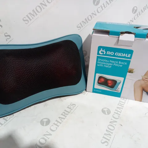 BOXED SHIATSU NECK / BACK MASSAGER PILLOW WITH HEAT 