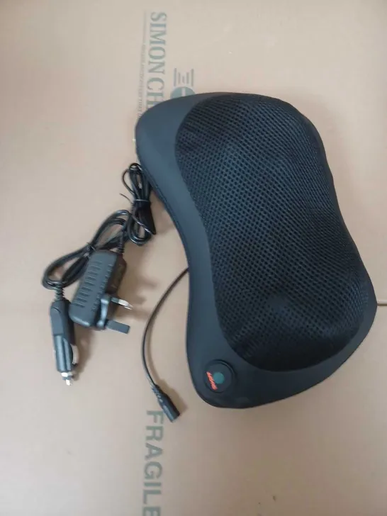 SOUL SMART NECK SHAITSU MASSAGER WITH CAR ADAPTOR (SIZE 31X11 CM) - BLACK