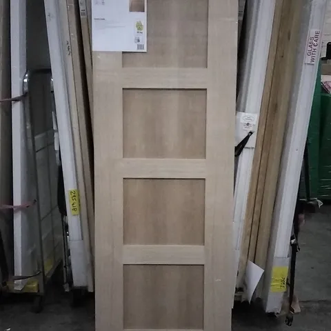 1981MM X 686MM 4 PANNEL SHAKER OAK VENEER INTERNAL DOOR