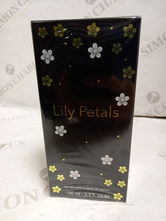 BOXED AND SEALED LILY PETALS EAU DE PARFUM 100ML