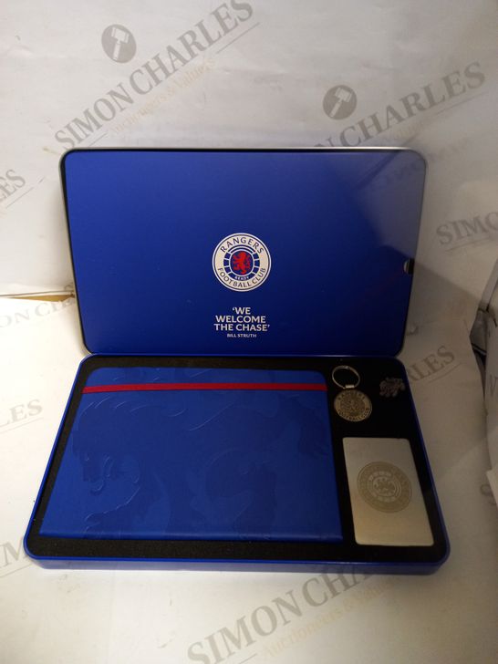 RANGERS NOTEBOOK AND KEYRING GIFT SET