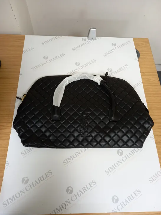 YSL CARRY CLOTHING BAG IN BLACK 