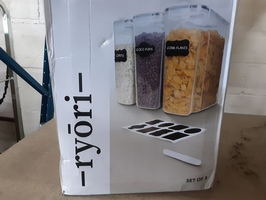 BOXED 3PCS CEREAL CONTAINER SET
