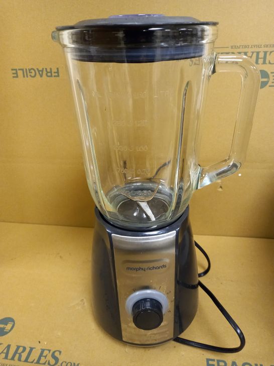 MORPHY RICHARDS TOTAL CONTROL GLASS TABLE BLENDER 