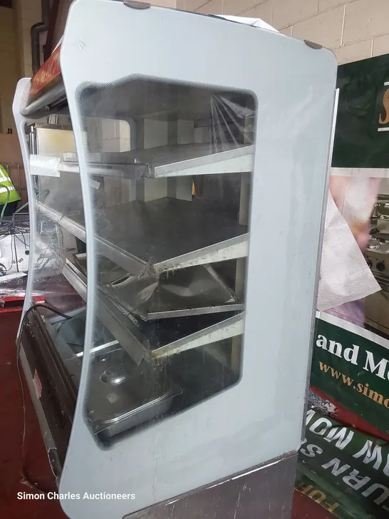 HOT FOOD SELF SERVE UNIT WITH REAR ACCESS DOORS 