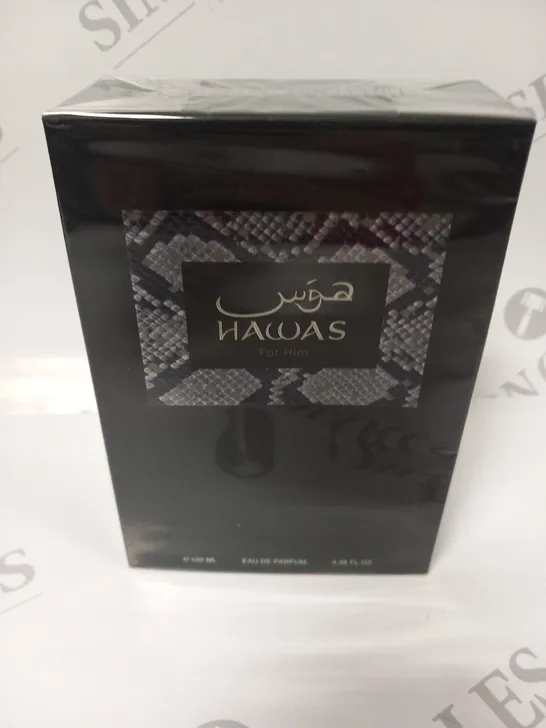 BOXED AND SELAED HAWAS FOR HIM EAU DE PARFUM 100ML