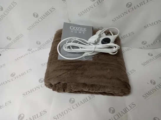 BOXED COZEE HOME HEATED BLANKET THROW