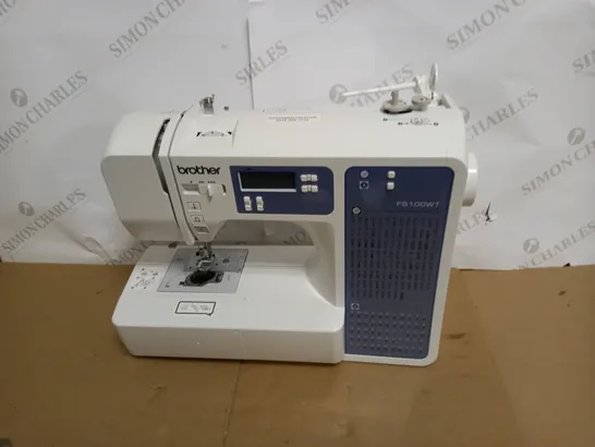 BROTHER FS100WT FREE MOTION EMBROIDERY/SEWING AND QUILTING MACHINE, WHITE