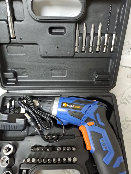 BOXED BUILDCRAFT TWIST HANDLE 3.6V SCREWDRIVER SET