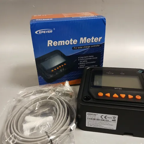 BOXED EPEVER MT50 REMOTE METER FOR SOLAR CHARGE CONTROLLER 
