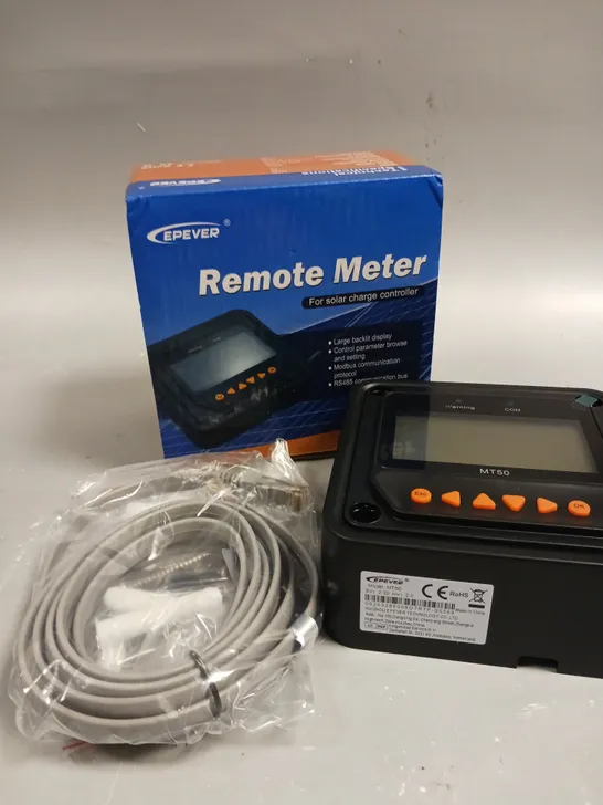 BOXED EPEVER MT50 REMOTE METER FOR SOLAR CHARGE CONTROLLER 