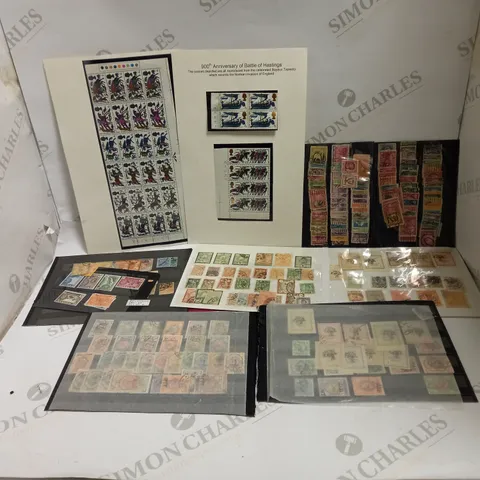 LARGE QUANTITY OF STAMPS AND STAMP COLLECTIONS