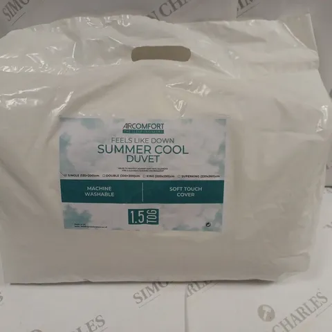 AIRCOMFORT SUMMER COOL 1.5 TOG SINGLE DUVET