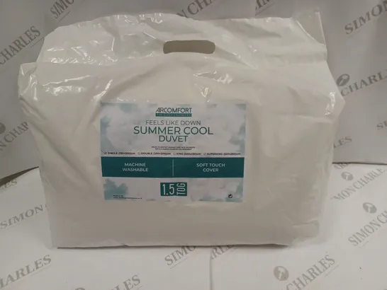 AIRCOMFORT SUMMER COOL 1.5 TOG SINGLE DUVET