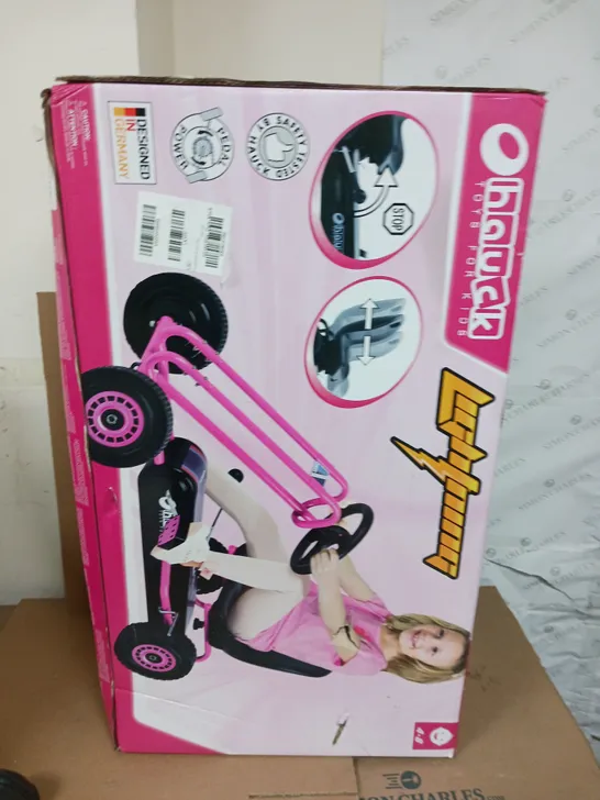 HAUCK LIGHTNING GO KART PINK [COLLECTION ONLY] RRP £130