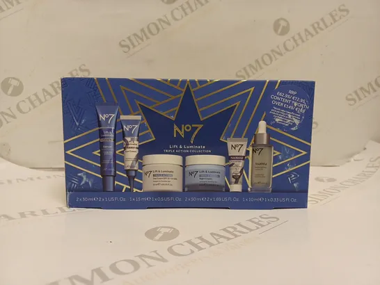 BOXED NO 7 LIFT AND LUMINATE TRIPLE ACTION COLLECTION 