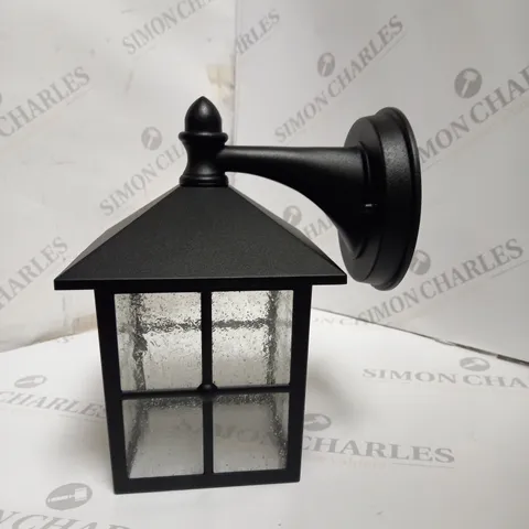 BOXED LUTEC OUTDOOR WALL LIGHT - BLACK. 