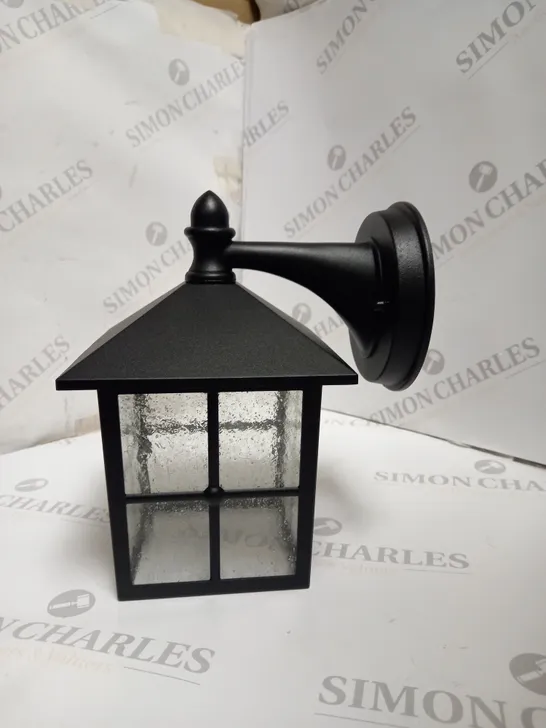 BOXED LUTEC OUTDOOR WALL LIGHT - BLACK. 