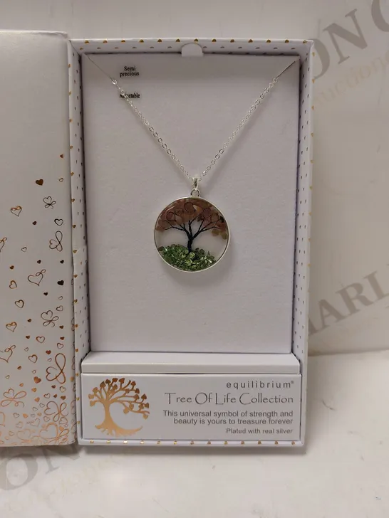 EQUILIBRIUM TREE OF LIFE SILVER NECKLACE 